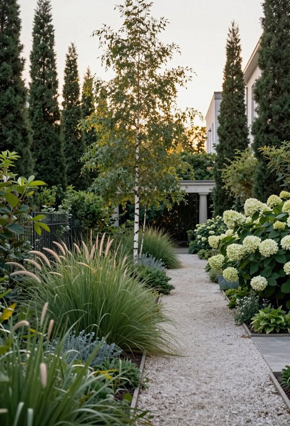 tall greenery for boundaries