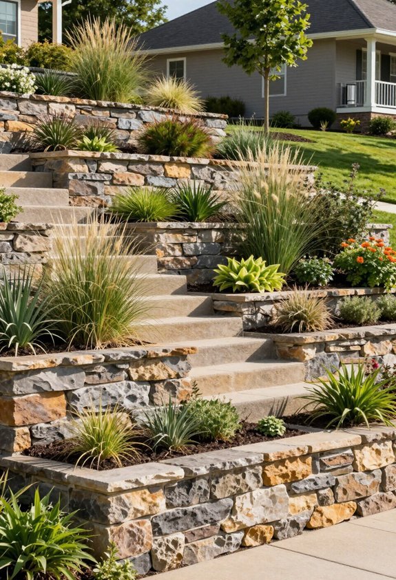 terraced gardens for stability