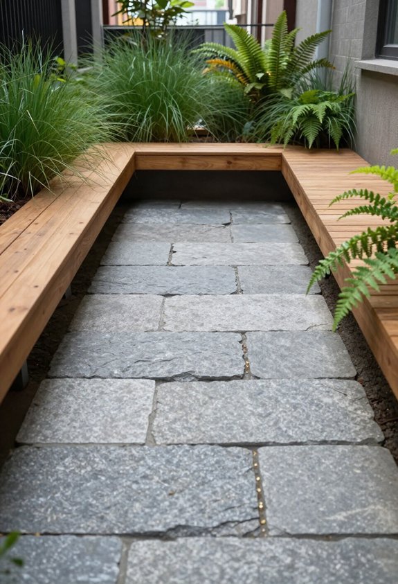 textural contrast creates depth