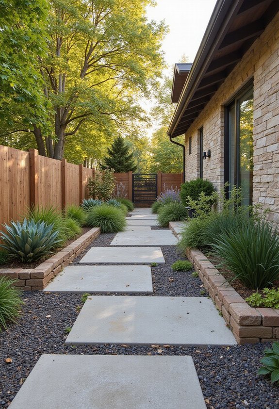 textural depth through mixed materials