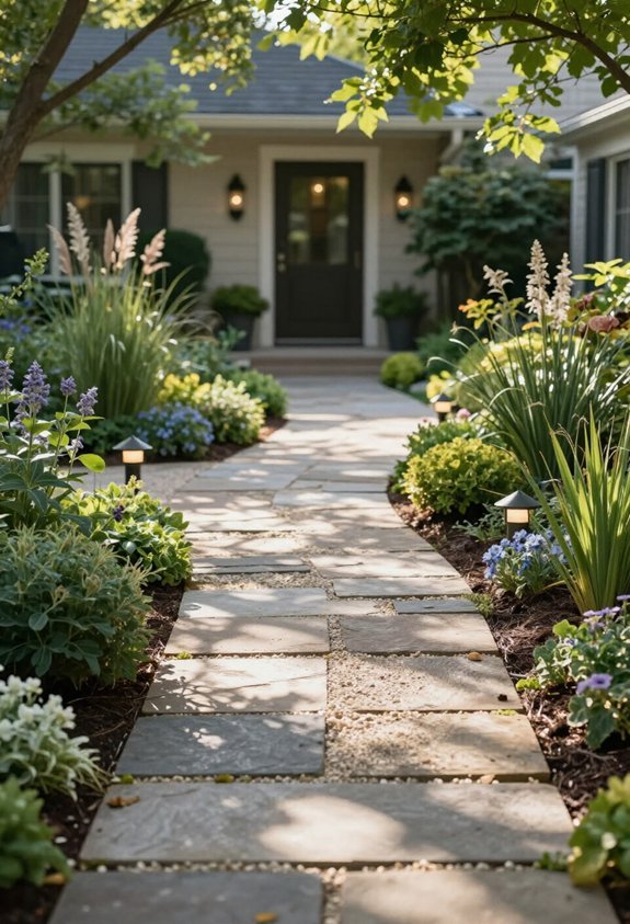 thoughtful pathways enhance curb appeal