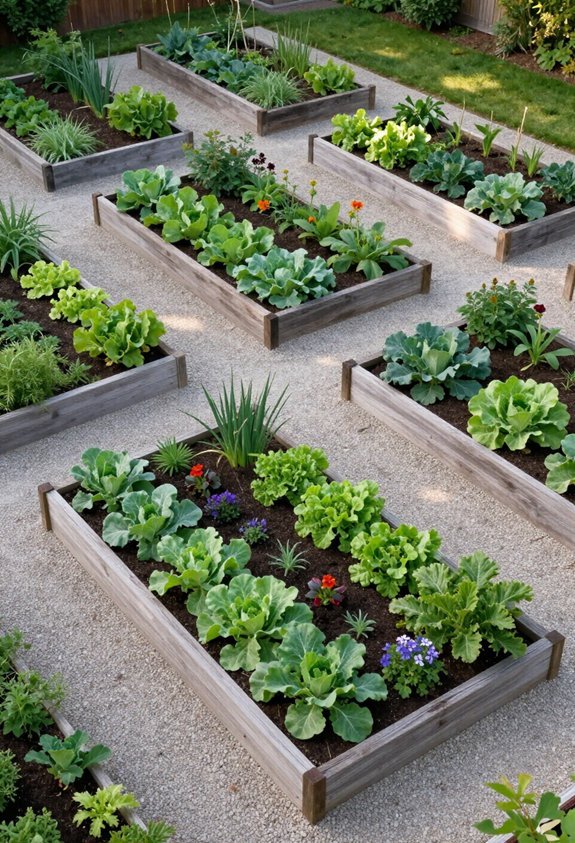 tidy raised bed gardens
