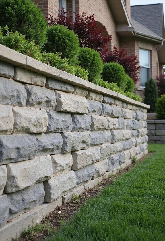 timeless durable natural stone retaining walls
