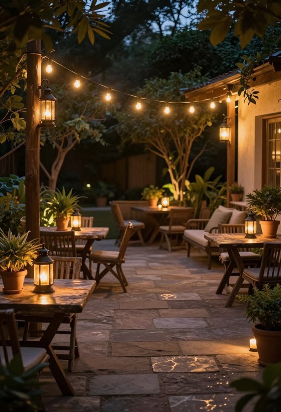 transform patio with effective lighting