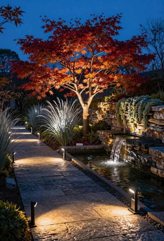 transformative evening landscape lighting