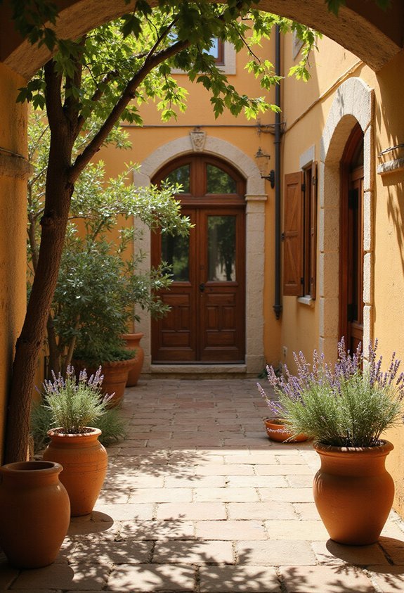tuscan warm earth colors