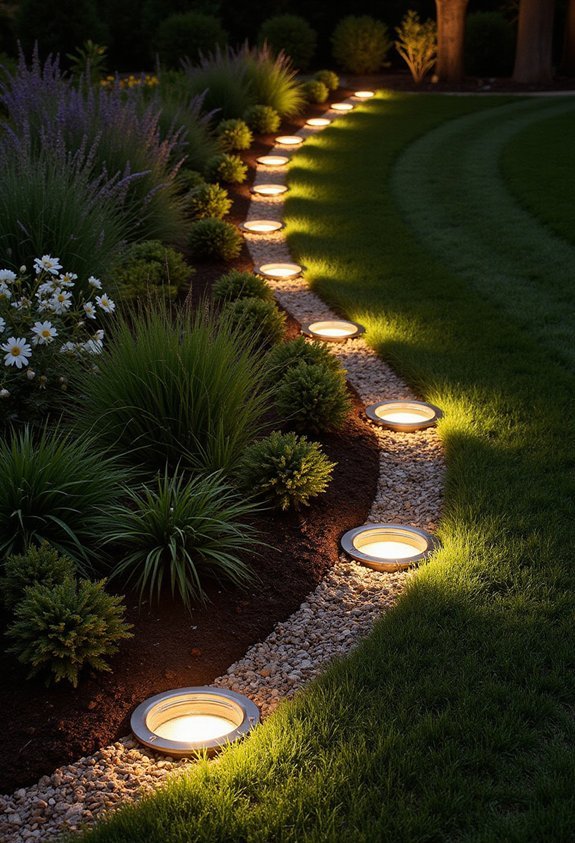 unobtrusive waterproof consistent warm toned lighting