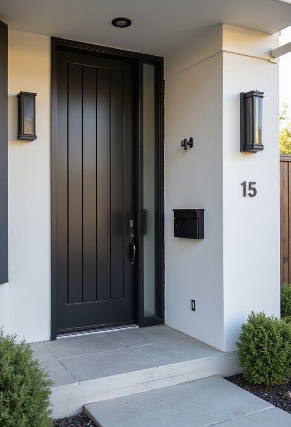 upgrade outdoor hardware fixtures and entryway