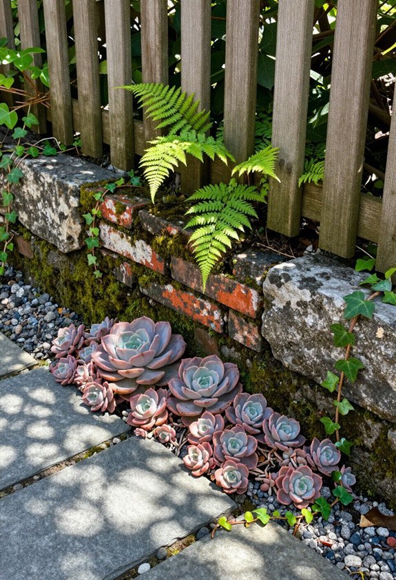 utilizing hardscape for planting