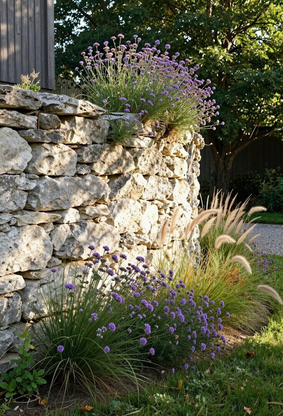 vegetation gaps in walls