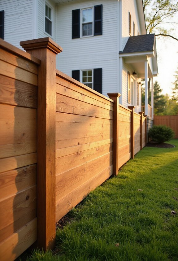versatile customizable wood fencing designs