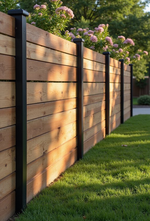 versatile durable aesthetic mixed fencing