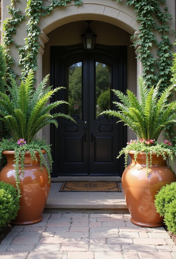 versatile stylish seasonal asymmetric container gardens