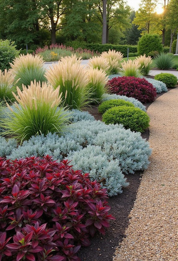 vibrant contrasting focal complementary accents