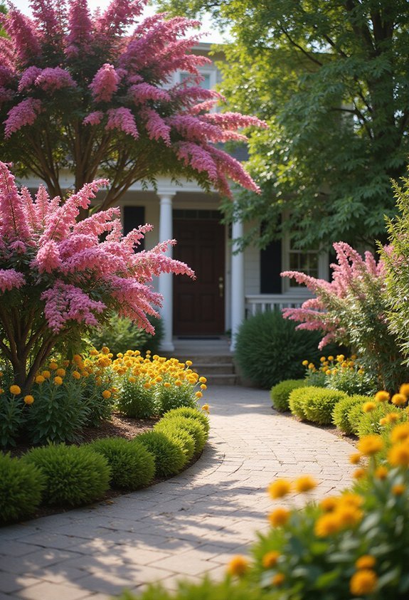 vibrant low maintenance visually impactful flowering shrubs