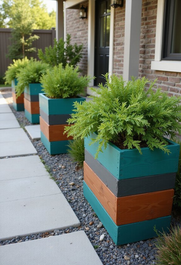 vibrant personalized weather resistant planter decor