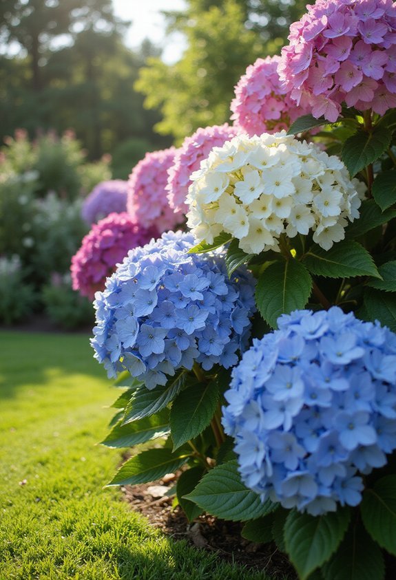 vibrant versatile shade loving hydrangea blooms