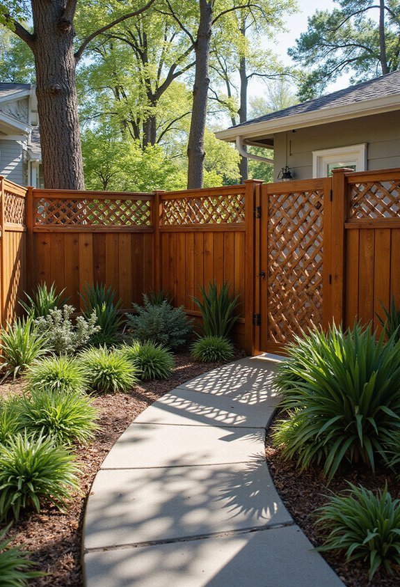 visual depth open fencing