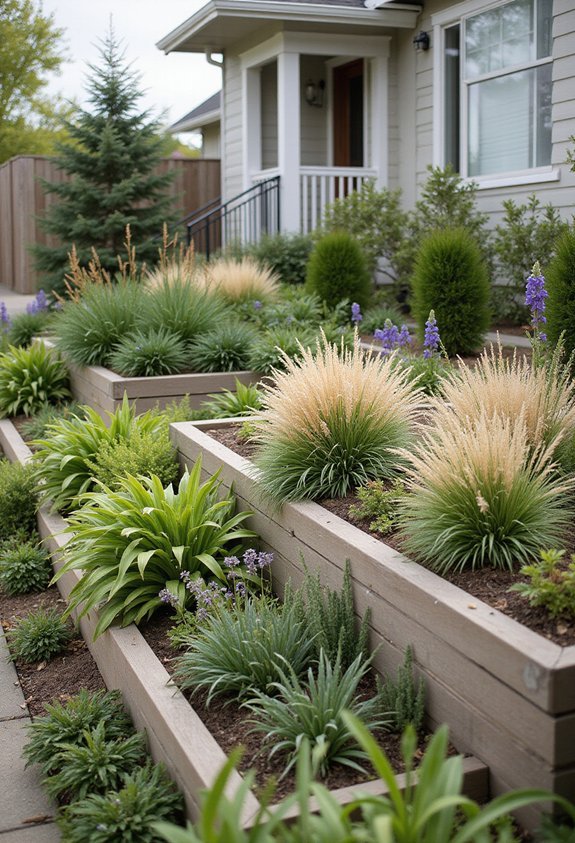 visually appealing maintenance free raised beds