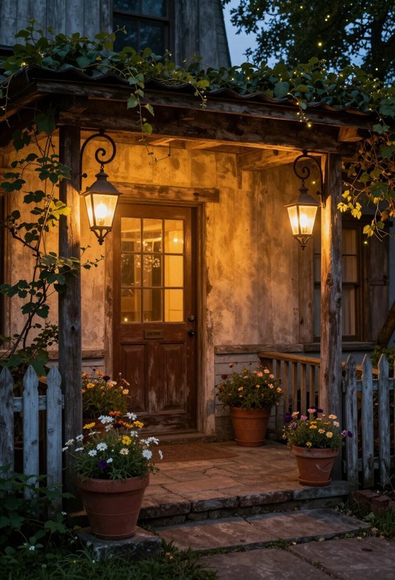 warm evening ambiance lighting