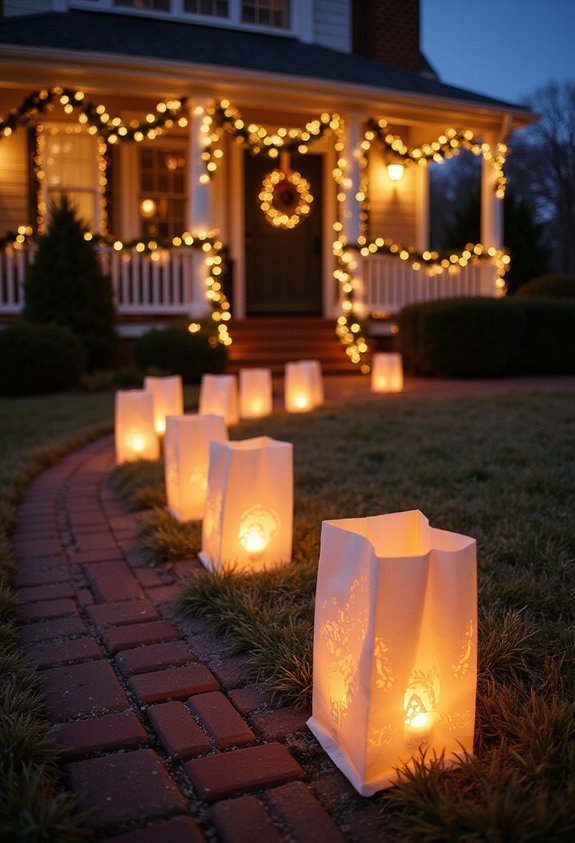 warm inviting glow magical pathway battery operated