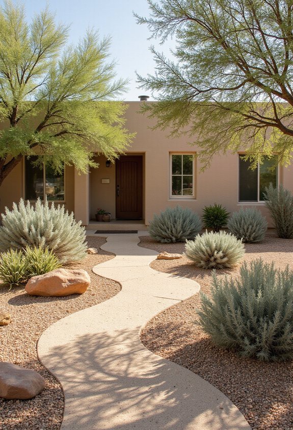 warm neutral metallic accent colors