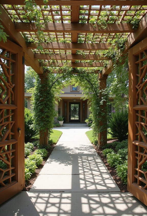 welcoming architectural entrance focal point