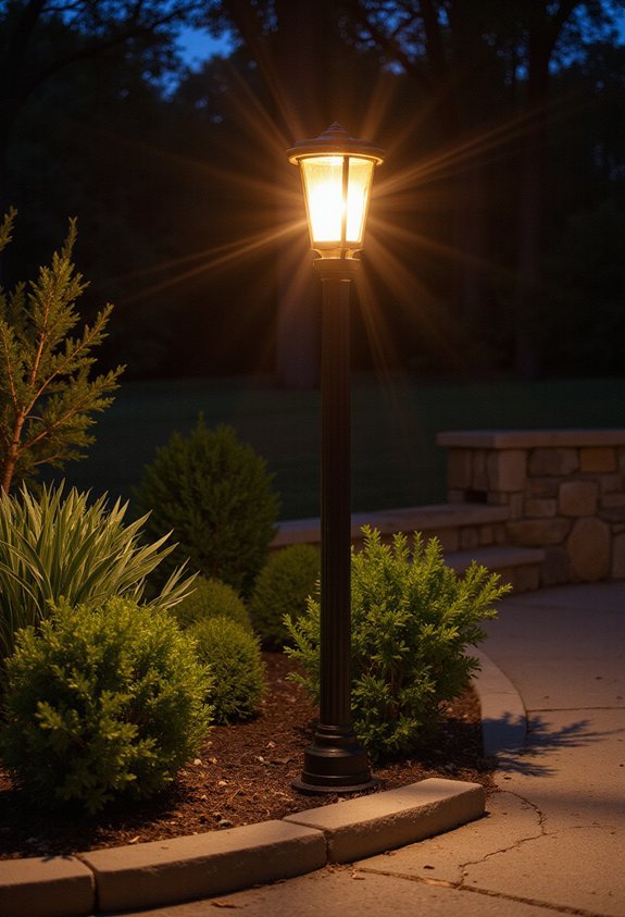 welcoming architectural lighting statement entrance