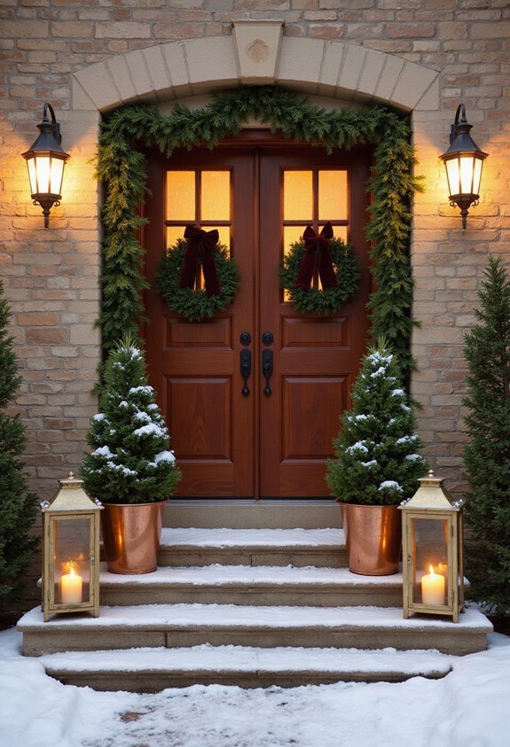 welcoming festive symmetrical weatherproof
