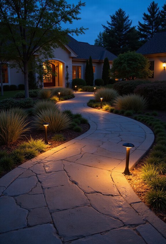 welcoming secure consistent low voltage led pathway lighting