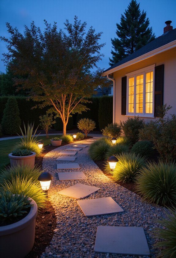 well lit weather resistant solar path lights