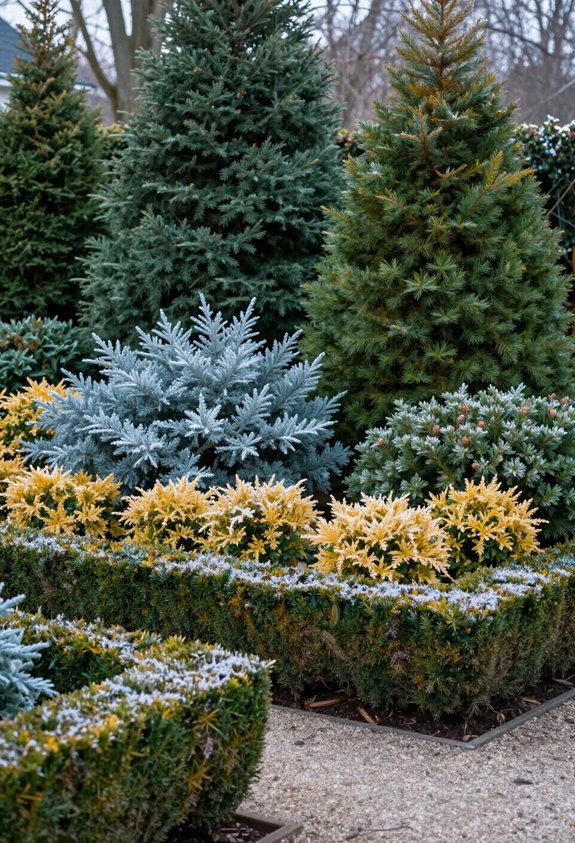 winter garden visual appeal