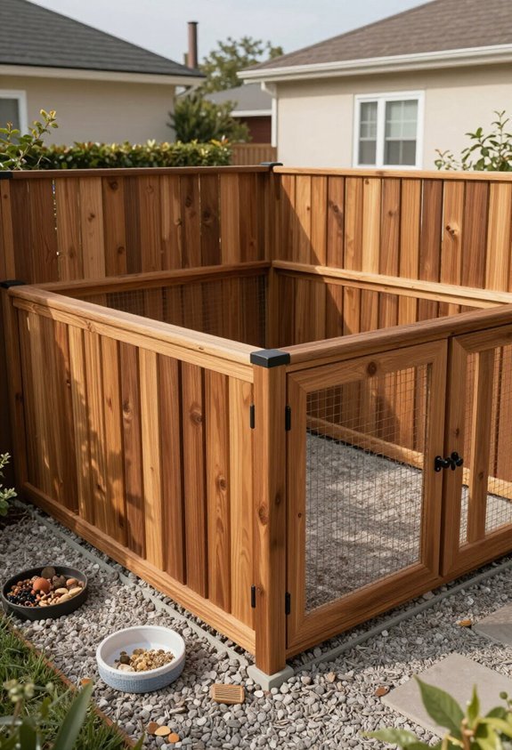 wood panels for privacy