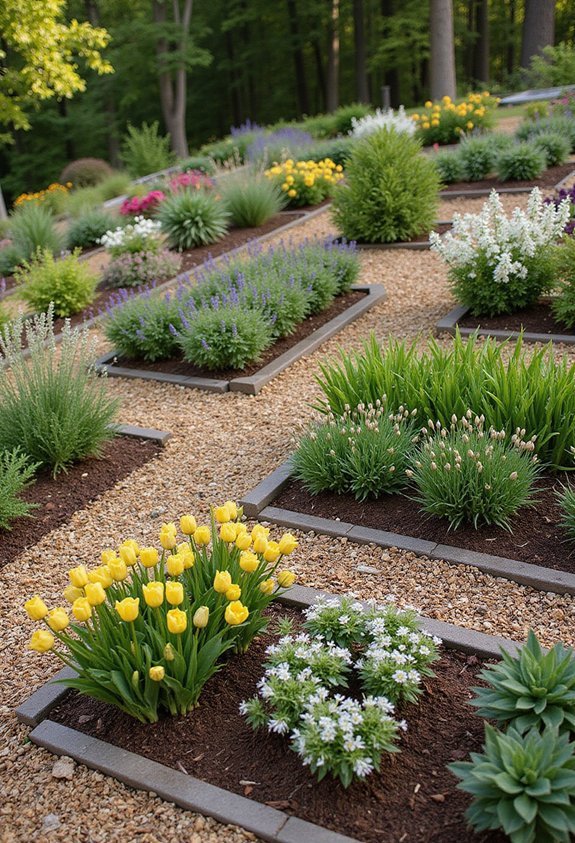 year round blooming landscape design