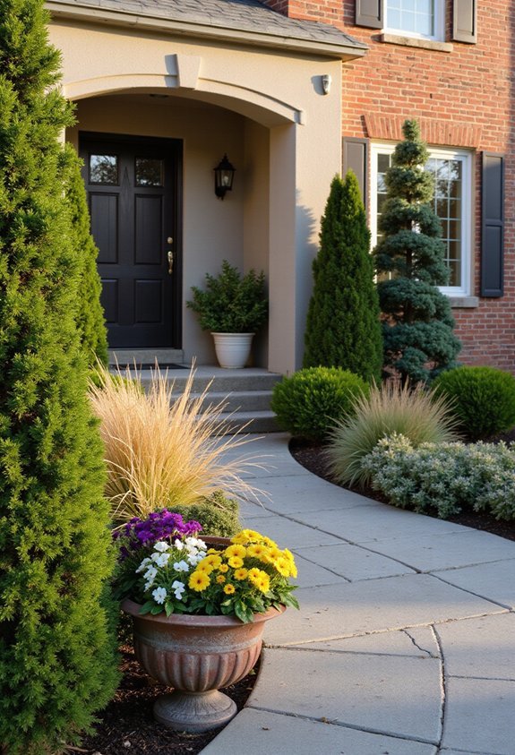 year round visually appealing landscaping