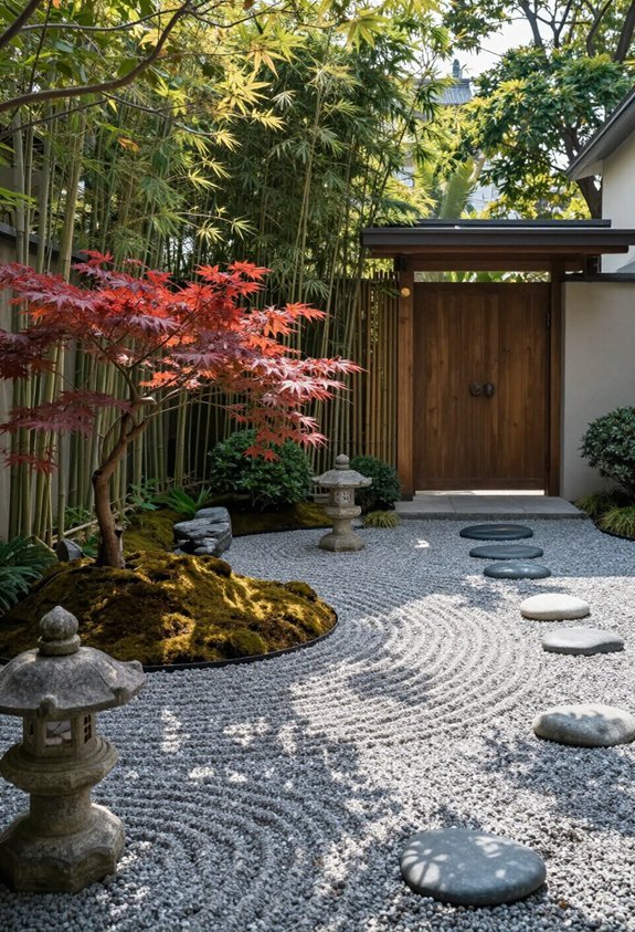 zen gardens for tranquility