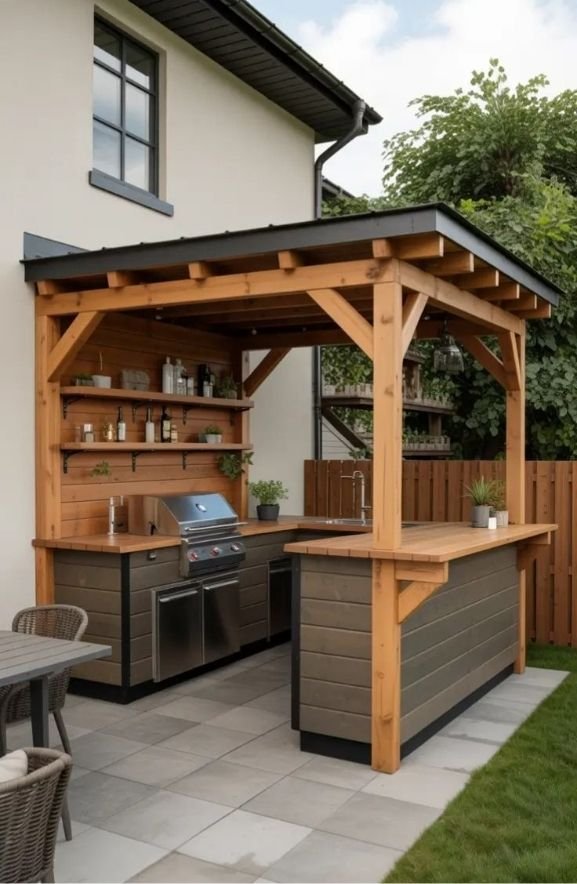 Budget-Friendly DIY Gazebo Bar