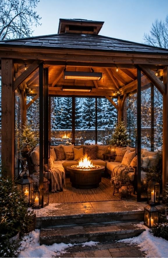 Four-Season Room With Heating and Insulation