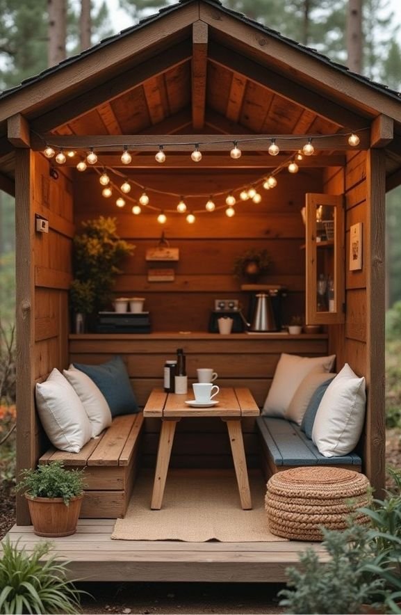 Intimate Corner Seating Bar