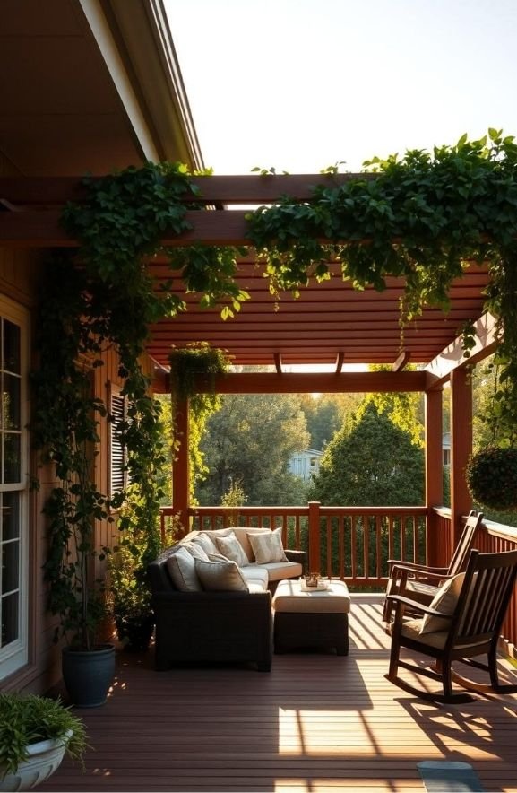 Pergolas Built Into Your Deck Railing