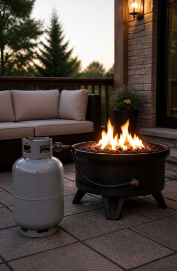 Portable Propane Fire 