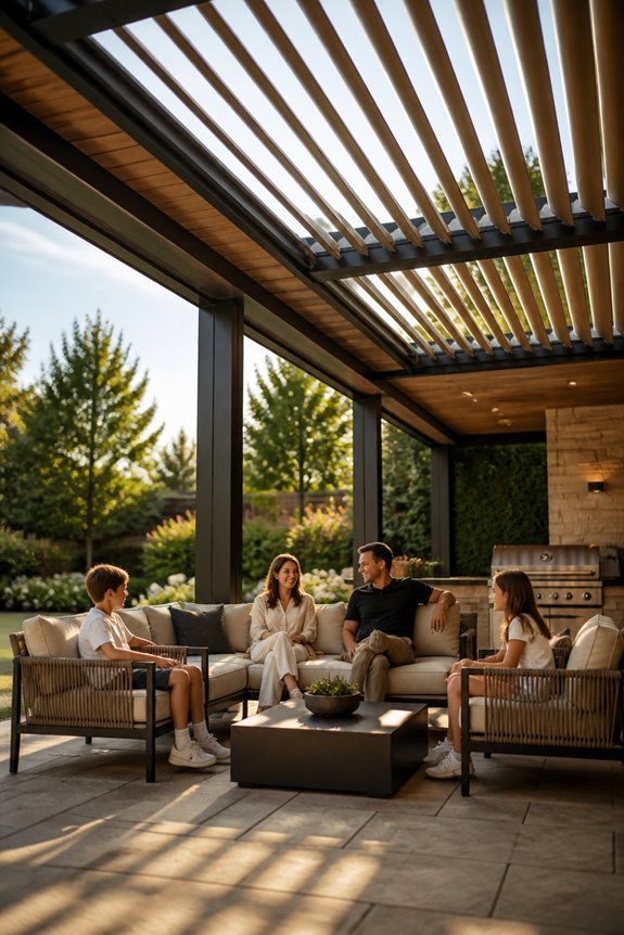 adjustable outdoor shade control