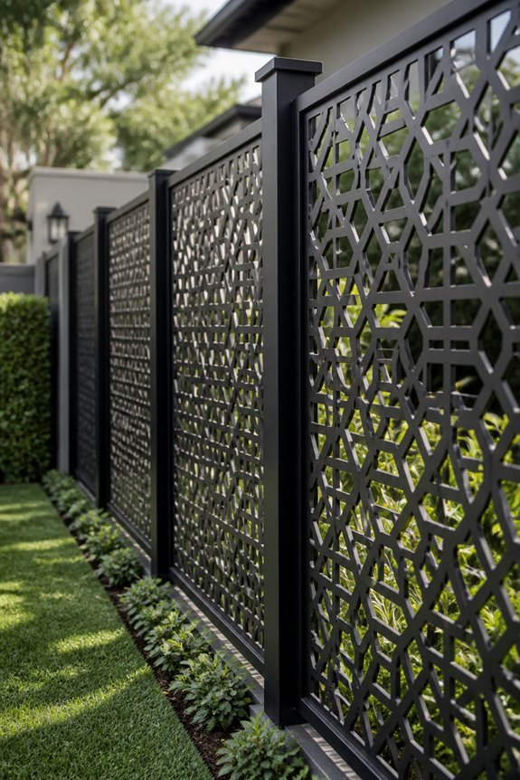 artistic laser cut metal screens