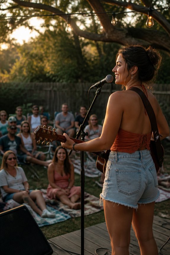 backyard talent show fun