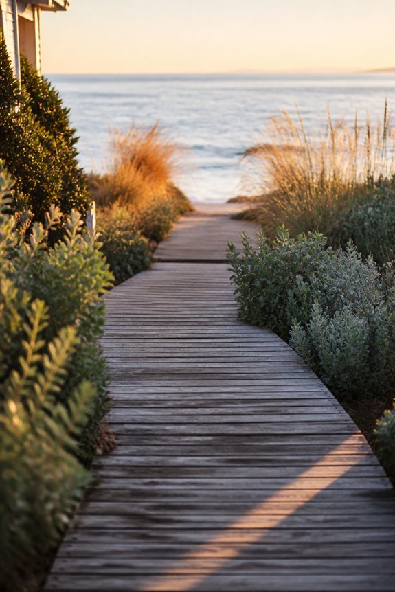 beachy boardwalk walkway design