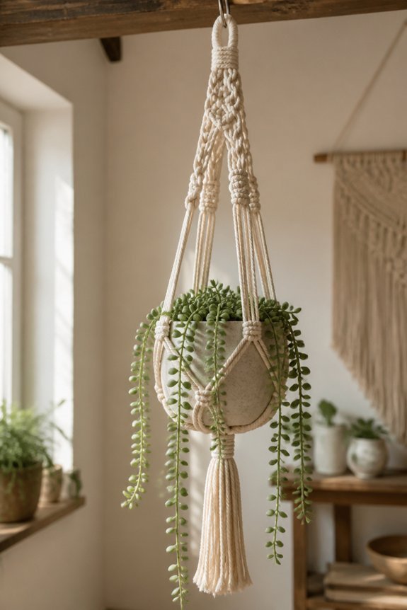 bohemian macram plant hangers