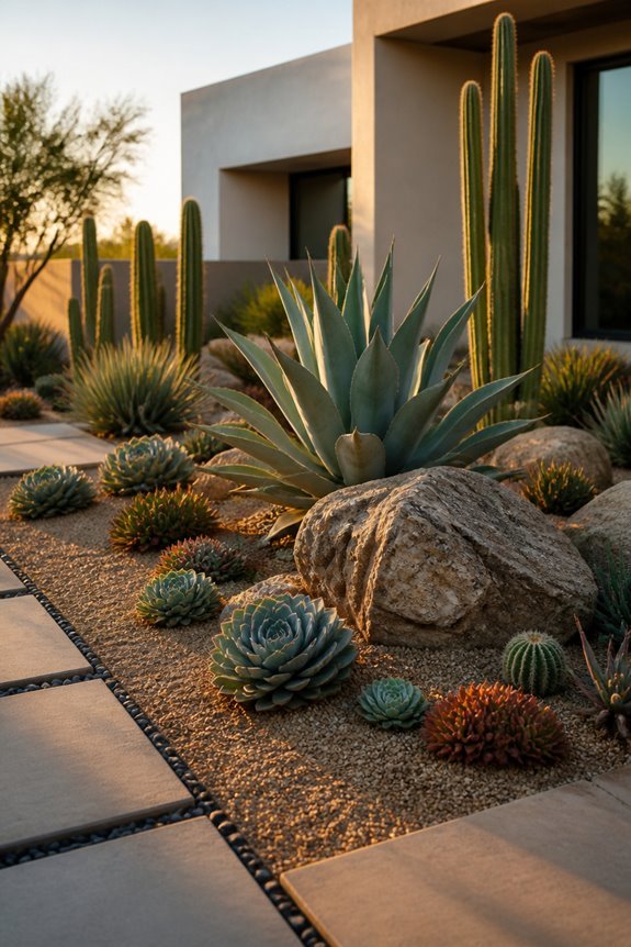 bold focal point landscaping