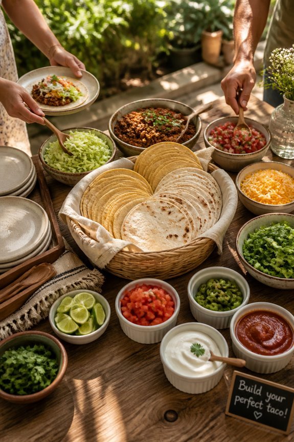 build your own tacos