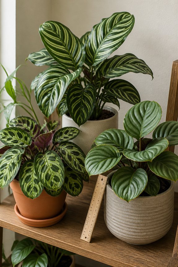 calathea growth rate variation