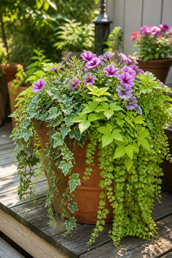 cascading plants for containers